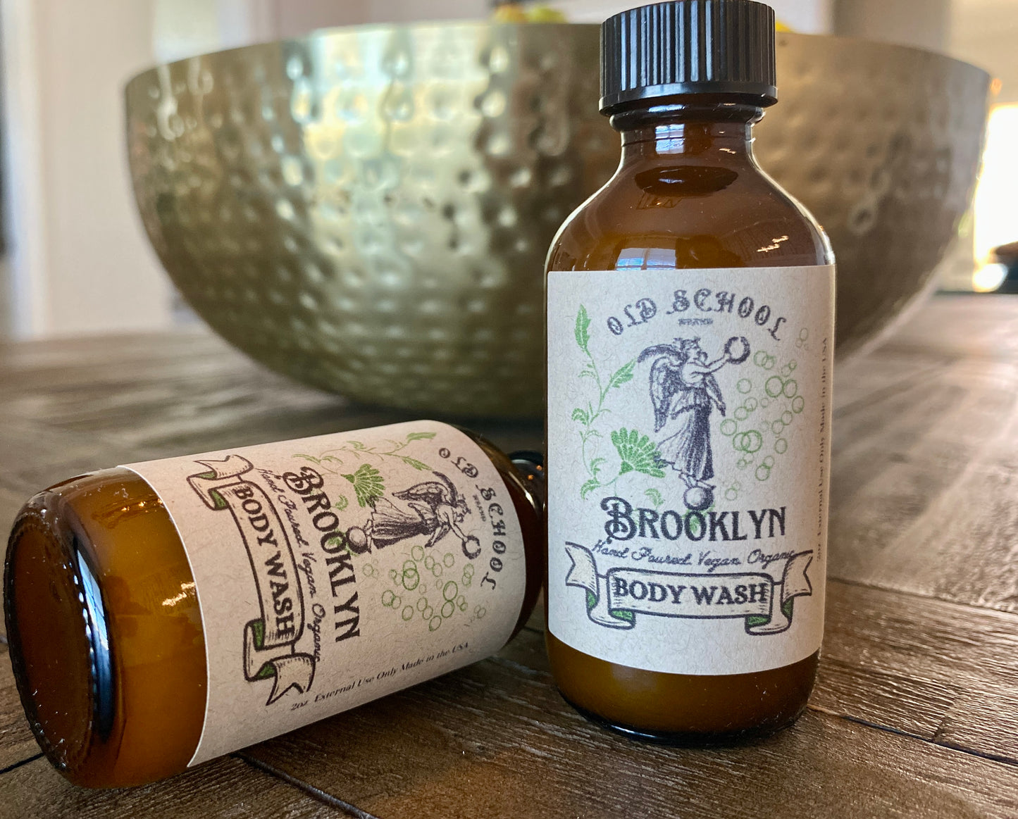 Old School Brooklyn Body Wash 2oz Travel Sized