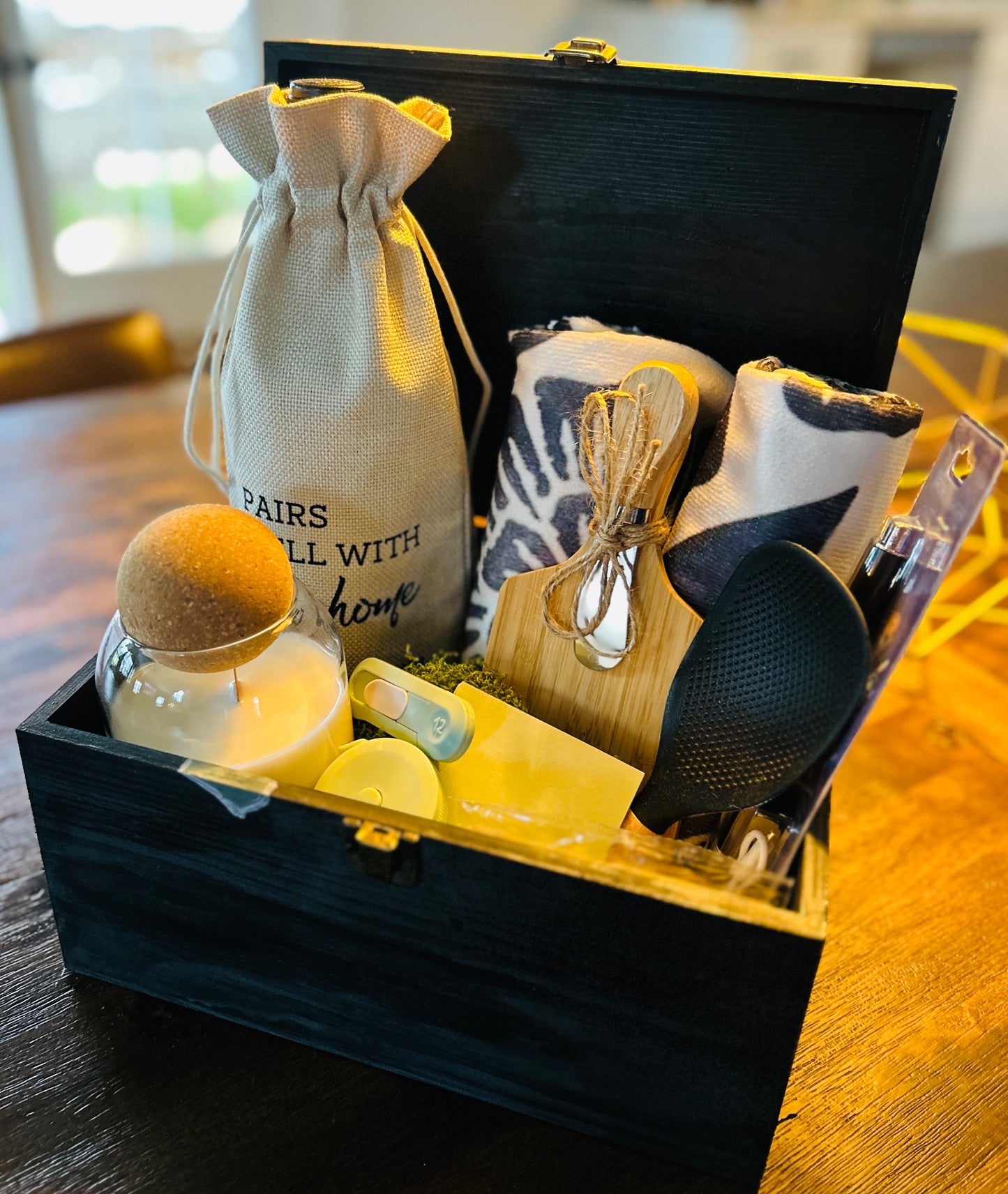 Cool + Personalized New Home Gift Box